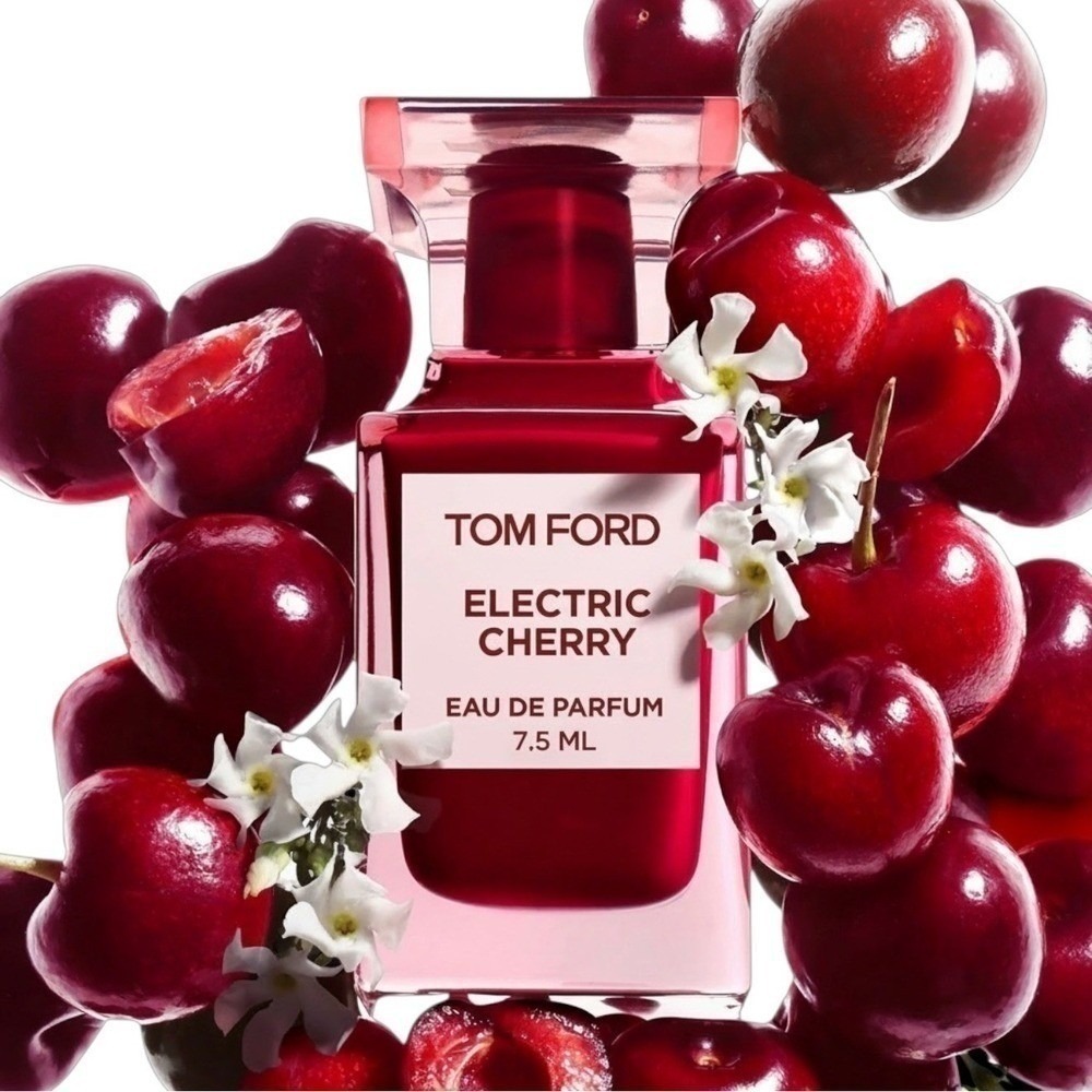 Tom Ford Electric Cherry Mini Travel Dabber Splash Eau de Parfum Size 7.5 mL